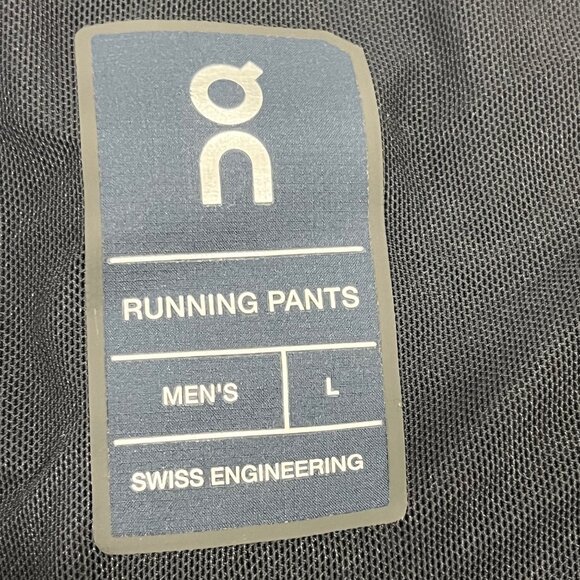 On Cloud Men's Weather Running pants Size Large - Picture 4 of 6